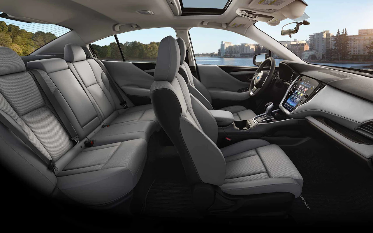 2022 Subaru Legacy with Titanium Gray Cloth interior.
